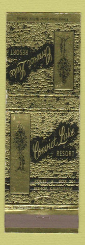 Matchbook Cover - Convict Lake Resort Bishop CA