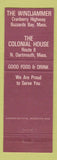 Matchbook Cover - Riverside Restaurant Middleborough MA