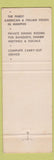 Matchbook Cover - Bomarito's Pete and Sam's Memphis TN