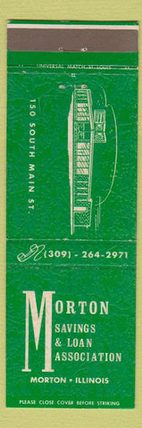 Matchbook Cover - Morton Savings Loan IL