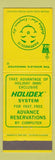 Matchbook Cover - Holiday Inn Kingman AZ Route 66