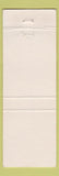 Matchbook Cover - Kino Castillo's Mexican Food Fresno CA orange WEAR