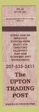 Matchbook Cover - Upton Trading Post Upton ME