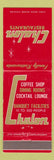 Matchbook Cover - Chalon Restaurant Pasadena CA