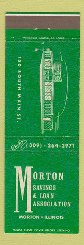 Matchbook Cover - Morton Savings Loan IL