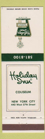 Matchbook Cover - Holiday Inn Coliseum New York City