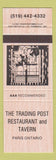 Matchbook Cover - Trading Post Restaurant Paris ON