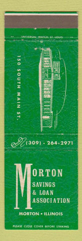 Matchbook Cover - Morton Savings Loan IL