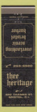 Matchbook Cover - Thee Heritage Brisol RI