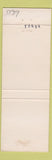 Matchbook Cover - Thee Heritage Brisol RI