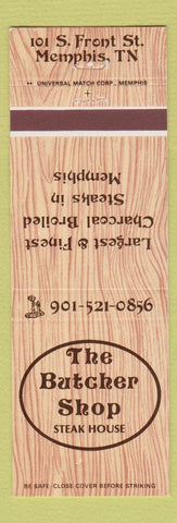 Matchbook Cover - Butcher Shop Steak House Memphis TN