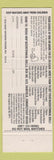 Matchbook Cover - Reddi Wip Whipped Cream 1976 girlie