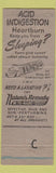 Matchbook Cover - Tums Fly Fishing Montreal fly