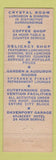 Matchbook Cover - Davenport Hotel Spokane WA