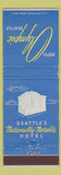 Matchbook Cover - Hotel Olympic Seattle WA