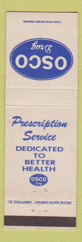 Matchbook Cover - Osco Drug