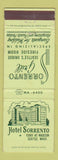 Matchbook Cover - Sorrento Grill Seattle WA