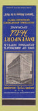 Matchbook Cover - Davenport Hotel Spokane WA