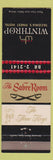 Matchbook Cover - Winthrop Hotel Tacoma WA