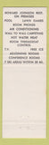 Matchbook Cover - Darling Kelly's Motel Bennington VT