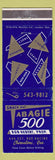 Matchbook Cover - Snack Bar Tobacco 500 Chicoutimi QC