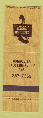 Matchbook Cover - Cattle Cabin Monroe LA