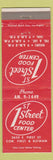 Matchbook Cover - 1st Street Food Center Grocery Los Angeles CA
