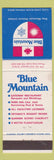 Matchbook Cover - Blue Mountain Collingwood ON WEAR
