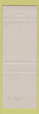 Matchbook Cover - Wong's Restaurant Toronto ON