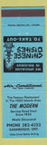 Matchbook Cover - Modern Chinese Restaurant Gananoque ON