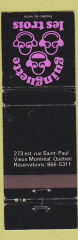 Matchbook Cover - Guinguette Les Trois Montreal QC WEAR