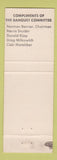 Matchbook Cover - Four County Fireman's Association Lehighton PA