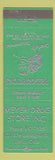 Matchbook Cover - Meyer Drug Store Tiffin OH