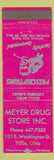 Matchbook Cover - Meyer Drug Store Tiffin OH