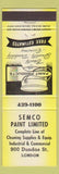 Matchbook Cover - Semco Paint London ON
