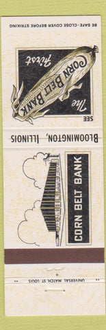 Matchbook Cover - Corn Belt Bank Bloomington IL