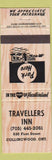 Matchbook Cover - Travellers Inn Collingwood ON