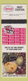 Matchbook Cover - Winn Dixie Grocery fruits