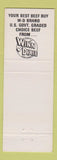 Matchbook Cover - Winn Dixie Grocery fruits
