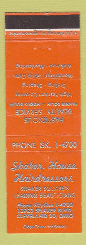 Matchbook Cover - Shaker House Salon Cleveland OH
