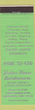 Matchbook Cover - Shaker House Salon Cleveland OH