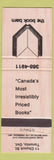 Matchbook Cover - Book Barn Toronto ON