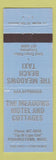 Matchbook Cover - Meadows Motel Cottages Providencetown MA Taxi