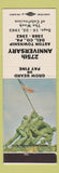 Matchbook Cover - Aston Township PA 1963 275th Anniversary