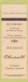 Matchbook Cover - 17 Hundred 90 Savannah GA