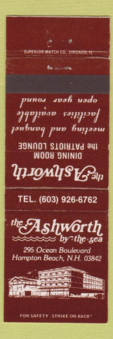 Matchbook Cover - Ashworth by the Sea Hampton Beach NH