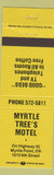 Matchbook Cover - Myrtle Tree's Motel Myrtle Point OR