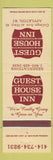 Matchbook Cover - Guest House Inn Appleton WI
