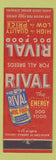 Matchbook Cover - Rival Dog Food