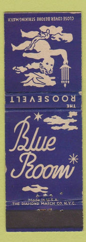 Matchbook Cover - Roosevelt Hotel Blue Room New Orleans LA